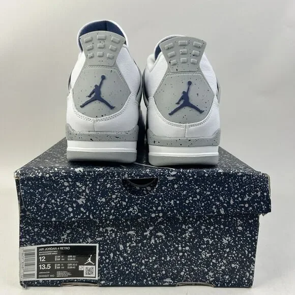 Nike Shoes Air Jordan 4 Retro Midnight Navy 2024